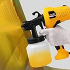 Електричний розпилювач для фарби Electric Paint Sprayer 500W ручний прилад пульверизатор, 800 мл краскопульт 3 ступеня розпилення