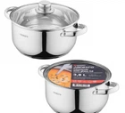 Кастрюля ARDESTO Gemini Gourmet Aosta 3.8л нержавеющая сталь стеклянная крышка (AR1939BC)