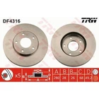 Тормозные диски TRW DF4316 Nissan X-Trail, Primera, Almera, Maxima; Infiniti I 402064U107, 402063Y502, 402063Y503