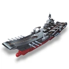 Детский конструктор 23035 «Авианосец» в масштабе 1:639 из пластика на 1803 детали, разноцветный