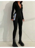 Комбинезон SHEIN S Черный sz25051943307477783