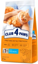 Корм Club 4 Paws для взрослых кошек с лососем