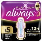 Гигиенические прокладки Always Platinum Secure Night Extra Размер 5 16 шт (8700216452885)