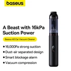 Автомобильный пылесос Baseus A5 Handy Vacuum Cleaner (16000pa) Black (C30459500111-00) Черный