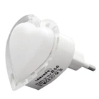 Ночник Lemanso Сердце голубой 3 LED / NL131