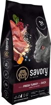Сухий корм для котів Savory Adult Cat Steril Fresh Turkey and Duck