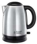 Електрочайник Russell Hobbs Adventure 1.7л, метал, сріблясто-чорний (00109383)