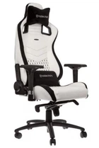 Игровое кресло Noblechairs EPIC, White/Black (NBL-PU-WHT-001)