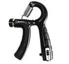 Эспандер кистевой пружинный с регулируемой нагрузкой со счетчикомNewt Power Grip Pro CM 5-60 кг Черный (NE-W-89B)