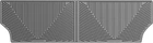 Килимки у салон Toyota Sienna 2010-, 7-8 місць, 3 ряд, сірі, задні, Weathertech W245GR
