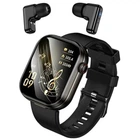 Смарт часы Hoco DYD05 2в1 с TWS гарнитурой и функцией звонка, BT, IP67, 300mAh, black