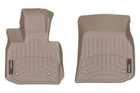 Коврики в салон BMW X3/X4 2018-, с бортом, передние, бежевые, Weathertech 4512731