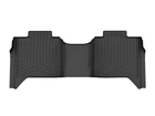 Коврики в салон Toyota Tundra 2022-, CrewMax, задние, черные, Weathertech 4417082