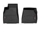 Коврики в салон Tesla Model S 2021- передние, черные Weathertech 4416661