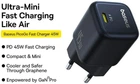 Зарядний пристрій 45W Baseus PicoGo GaN6 Pro Fast Charger Type-C чорний (P10176800123-00)