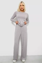 Костюм жіночий повсякденний, колір сірий, 257R603 розмір L-XL