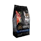 Сухой корм Savory со свежим мясом индейки и курицы для щенков крупных пород