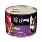 Вологий корм Savory для дорослих собак з яловичиною