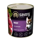 Вологий корм Savory для дорослих собак з яловичиною