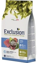 Полнорационный сухой корм Exclusion Adult Tuna Small Breed с тунцем для взрослых собак мелких пород