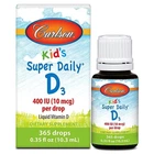 Вітамін Д3 для дітей Carlson Labs (Kid's Super Daily D3) 10.3 мл CAR01260