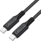 Кабель Acefast C17-03 USB-C to USB-C silicone charging data cable Black (6974316284161)