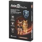 От блох и клещей AnimAll VetLine Ошейник противопаразитарный для кошек и собак, коричневый 35 см (60885)