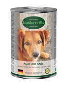 Влажный корм для собак Baskerville Телятина и мясо гуся