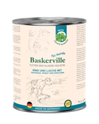 Консервированный корм Baskerville Holistic Говядина и лосось с пастернаком
