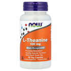 Аминокислота Now Foods L-Theanine 100 мг 90 вегакапсул