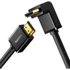 Кабель Ugreen HD103 HDMI to HDMI 90-Degree Right-Angle V2.0 1m Black (10172) [63384]