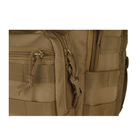 Рюкзак тактический однолямочный Mil-tec 10 литров койот (14059105) - изображение 9