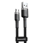 Кабель Baseus Cafule Micro USB 2.4A (1m), Серый / черный