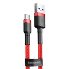 Кабель Baseus Cafule Cable USB For Type-C 3A 0.5m Red