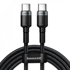 Кабель Baseus Cafule Flash Charging Type-C to Type-C PD 2.0 100W (2m) gray/black