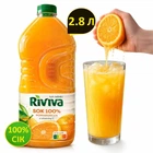 Сік Апельсиновий натуральний 100% сік (з додаванням вітаміну С) Riviva Sok 100% 2.8 л