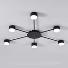 Светильник потолочный LUMINARIA RAY SLIM 6xGX53 BLACK 220V IP20