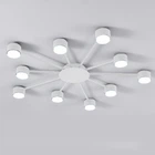 Светильник потолочный LUMINARIA RAY SLIM 10xGX53 WHITE 220V IP20