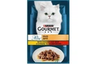 Влажный корм Gourmet Perle Duo с курицей и говядиной мини филе в подливке 85 г