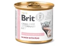 Влажный корм для кошек Brit VD Hypoallergenic при аллергии с лососсем и горохом 200 г