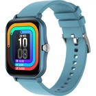 Смарт-часы с AMOLED дисплеем Globex Smart Watch Me3 с Bluetooth звонками и мониторингом здоровья Синие