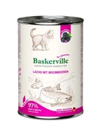 Влажный корм для кошек Baskerville Super Premium Lachs Mit Brombeeren Лосось с ежевикой 400 г