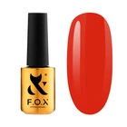 Гель-лак F.O.X Spectrum Gel Vinyl 140 Fire Red красный огонь 7 мл