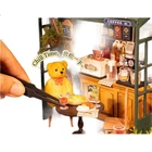 Rolife DIY ляльковий будиночок ведмідь ресторан будівельні блоки іграшка складання модель будинку дитячий подарунок на день народження для дівчаток