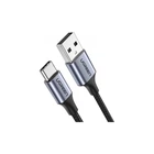 Дата кабель USB 2.0 AM to USB-C 0.25m 3A aluminum braid nickel plating Ugreen (ek20359)