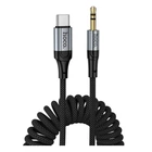 AUX кабель Hoco UPA33B Nuevo, Type-C, 1.5 м., Черный - 692467