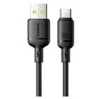 USB кабель Baseus P10377703 Silky, Type-C, 1.0 м., Черный - 575547