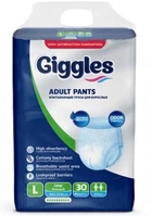 Подгузники-трусики Giggles для взрослых L 100-150 см, 30 шт