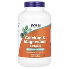 Кальцій та магній Now Foods (Calcium and Magnesium) 240 гелевих капсул