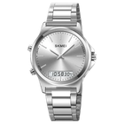 Наручний годинник SKMEI 2120 Dual-Display Round Stainless Steel Men’s Watch